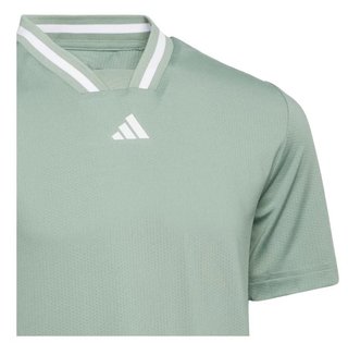 Adidas Collar junior polo, silver green