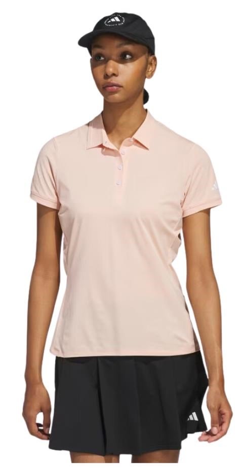 Adidas Ultimate365 Tour Twistknit dames polo, powder coral