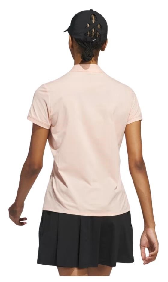 Adidas Ultimate365 Tour Twistknit dames polo, powder coral