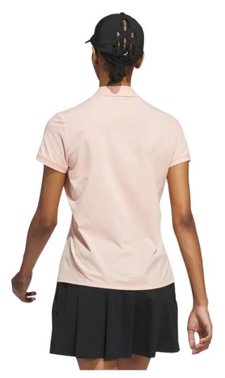 Adidas Ultimate365 Tour Twistknit dames polo, powder coral