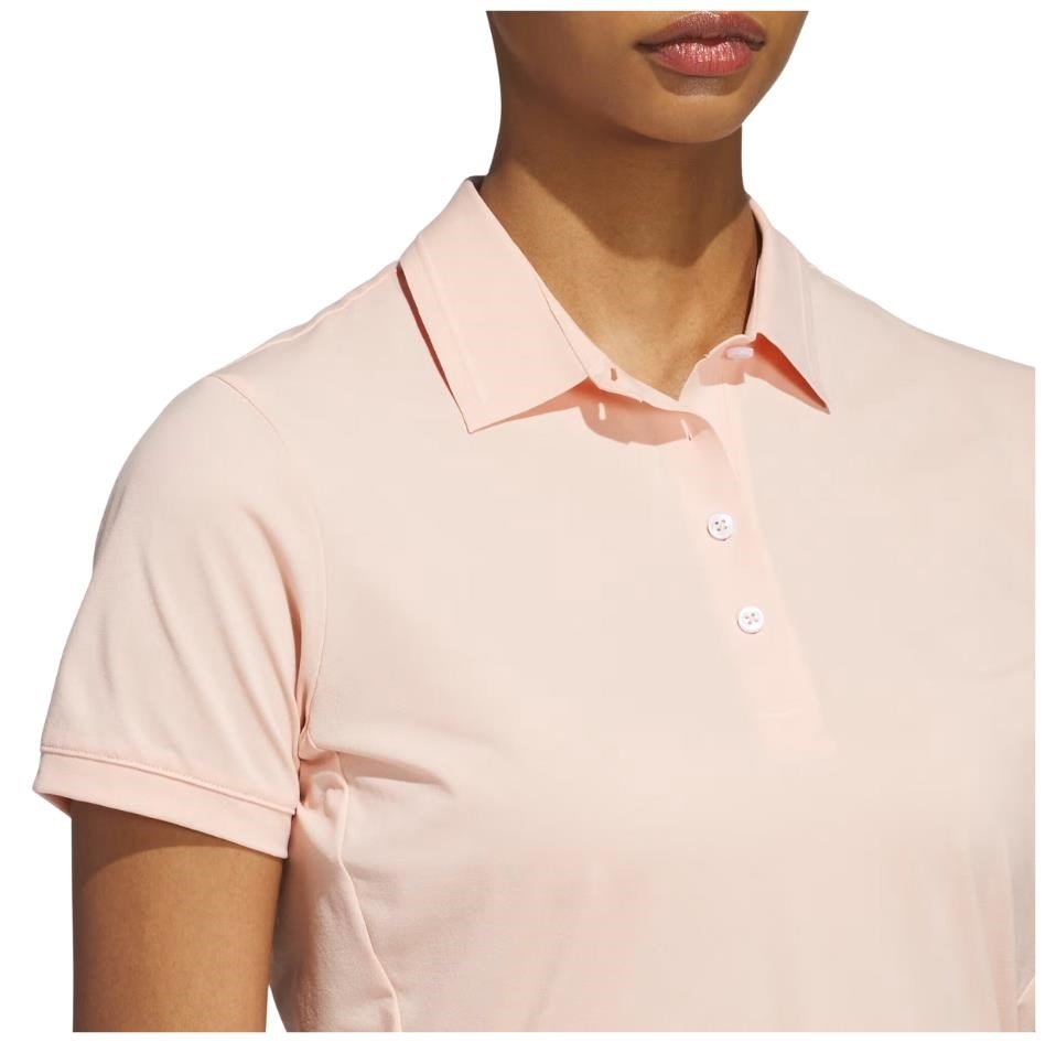 Adidas Ultimate365 Tour Twistknit dames polo, powder coral