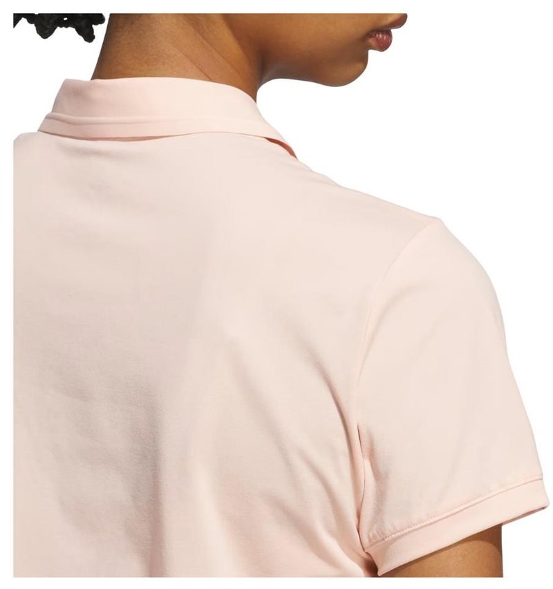 Adidas Ultimate365 Tour Twistknit dames polo, powder coral
