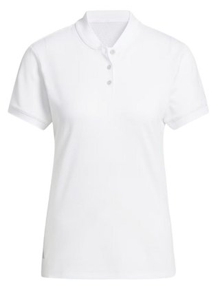 Adidas Ultimate365 Diamond Jacquard dames polo, wit
