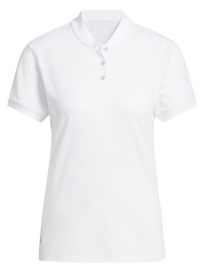 Adidas Ultimate365 Diamond Jacquard dames polo, wit
