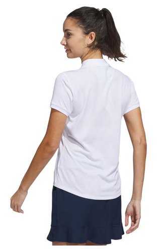 Adidas Ultimate365 Diamond Jacquard dames polo, wit