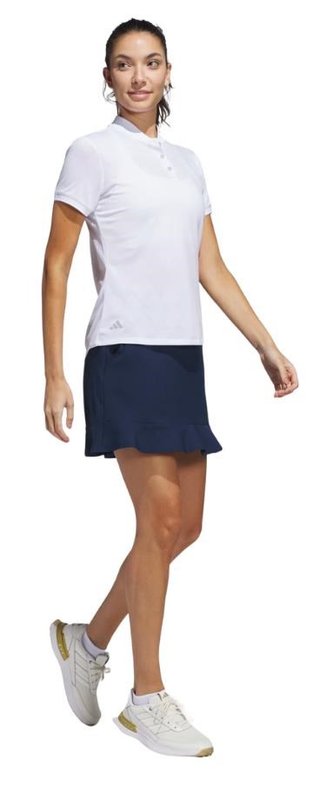 Adidas Ultimate365 Diamond Jacquard dames polo, wit
