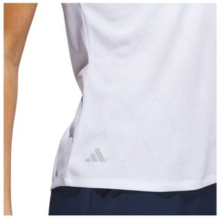 Adidas Ultimate365 Diamond Jacquard dames polo, wit
