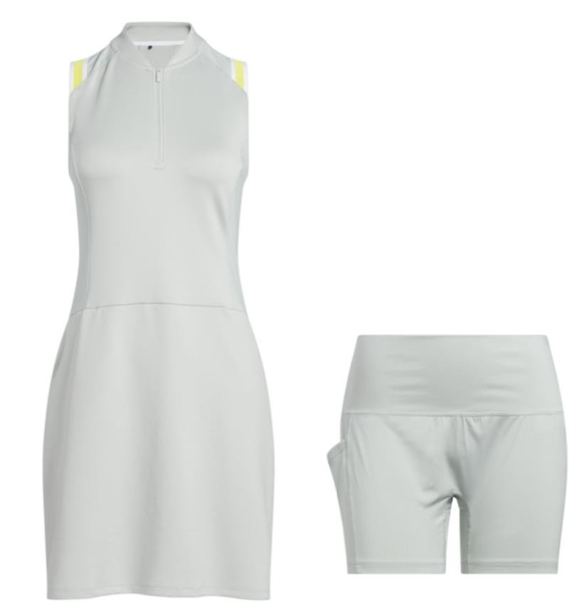 Adidas Ultimate365 Racerback mouwloze dames jurk, wonder silver