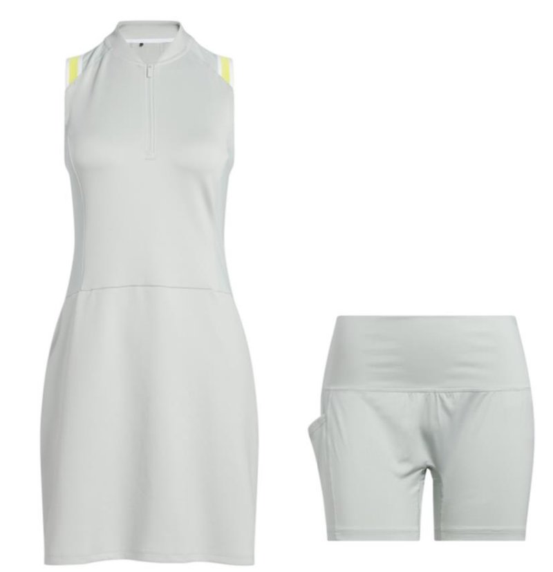 Adidas Ultimate365 Racerback mouwloze dames jurk, wonder silver