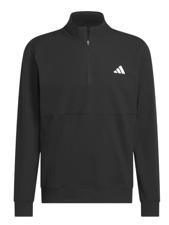 Adidas Tour 1/4-zip heren sweater, zwart