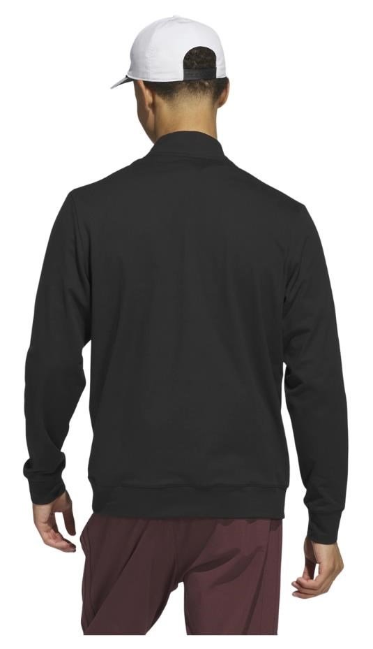 Adidas Tour 1/4-zip heren sweater, zwart