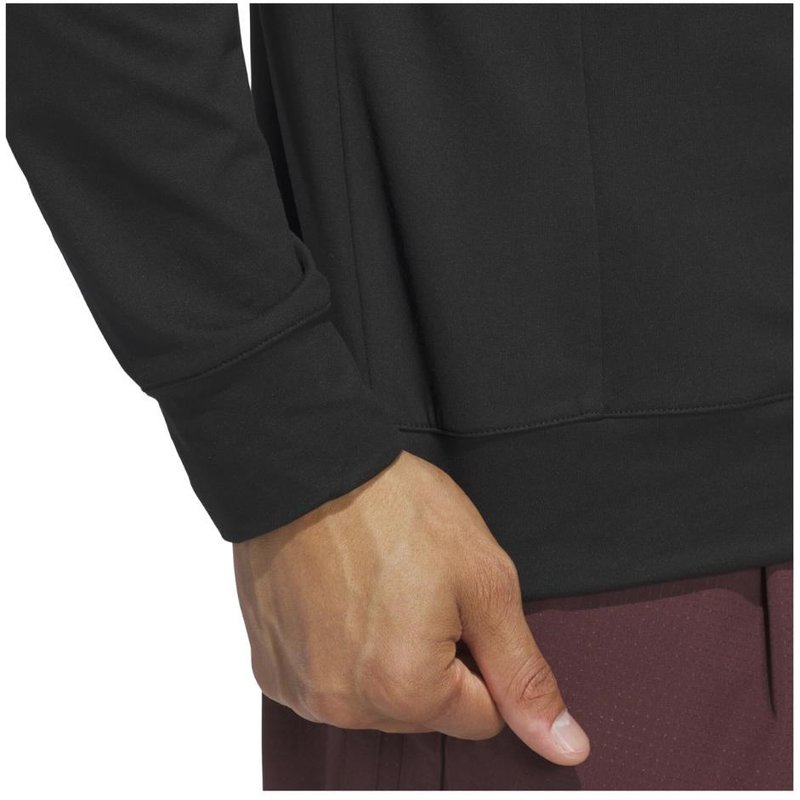 Adidas Tour 1/4-zip heren sweater, zwart