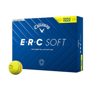 Callaway ERC Soft Triple Track golfballen, geel