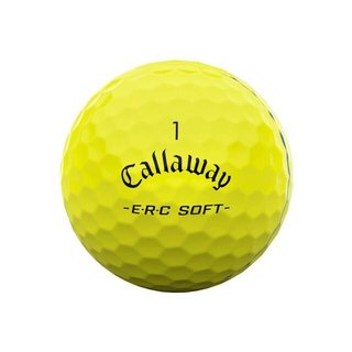 Callaway ERC Soft Triple Track golfballen, geel