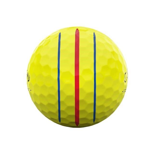 Callaway ERC Soft Triple Track golfballen, geel