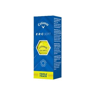 Callaway ERC Soft Triple Track golfballen, geel