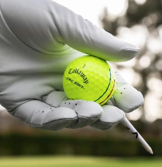 Callaway ERC Soft Triple Track golfballen, geel
