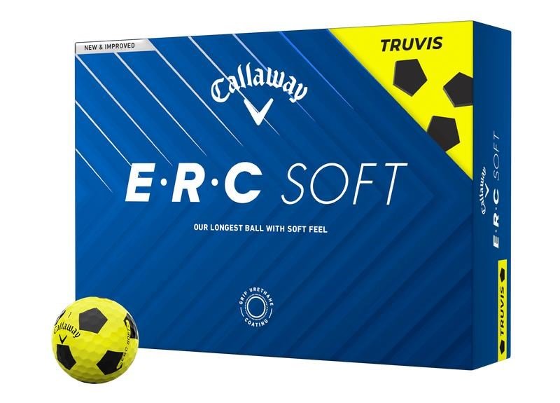 Callaway ERC Soft Truvis golfballen, geel