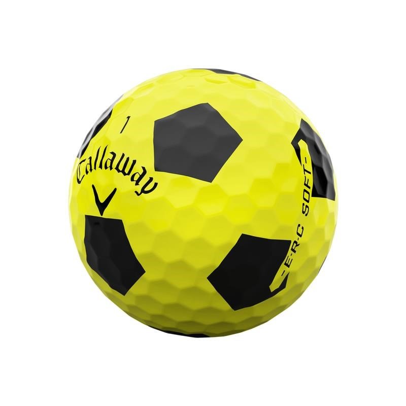 Callaway ERC Soft Truvis golfballen, geel