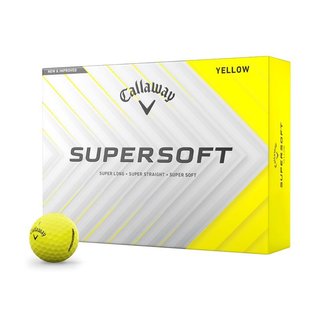 Callaway Supersoft golfballen (12 ballen), geel
