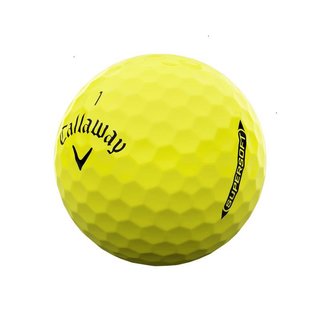 Callaway Supersoft golfballen (12 ballen), geel