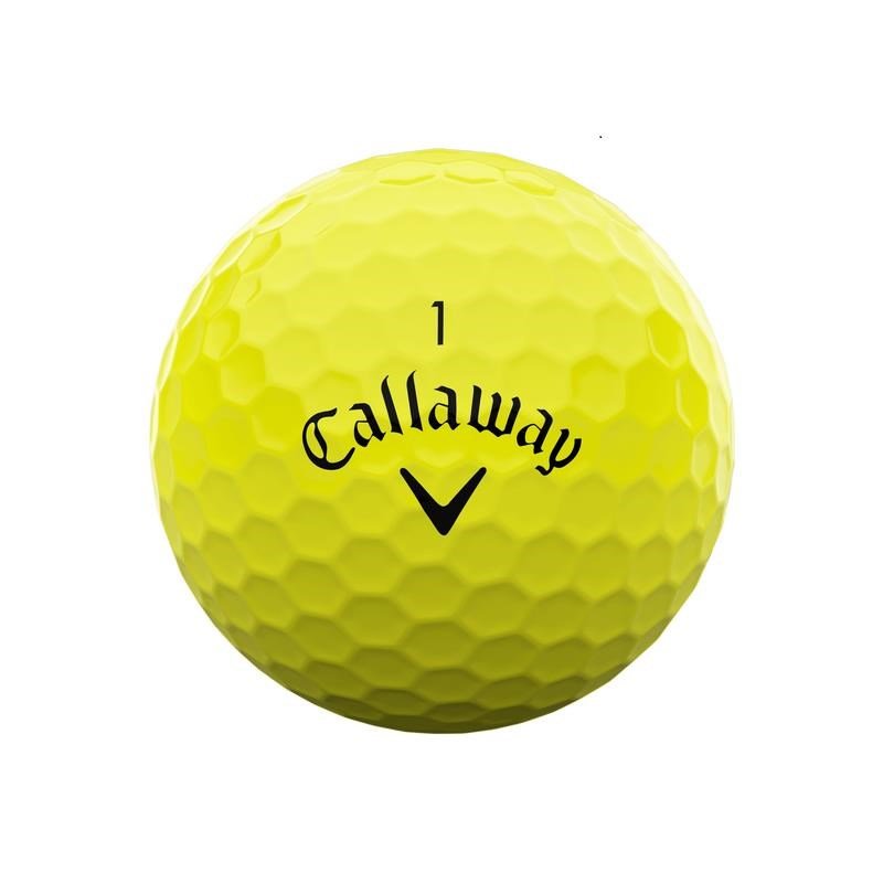 Callaway Supersoft golfballen (12 ballen), geel