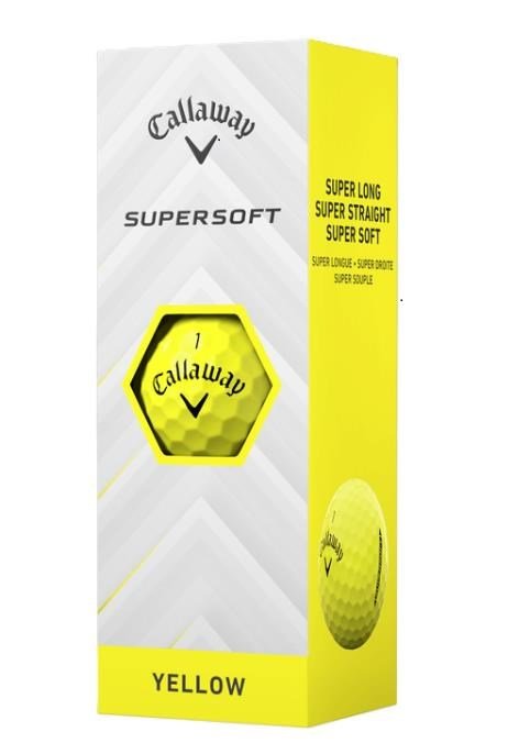 Callaway Supersoft golfballen (12 ballen), geel