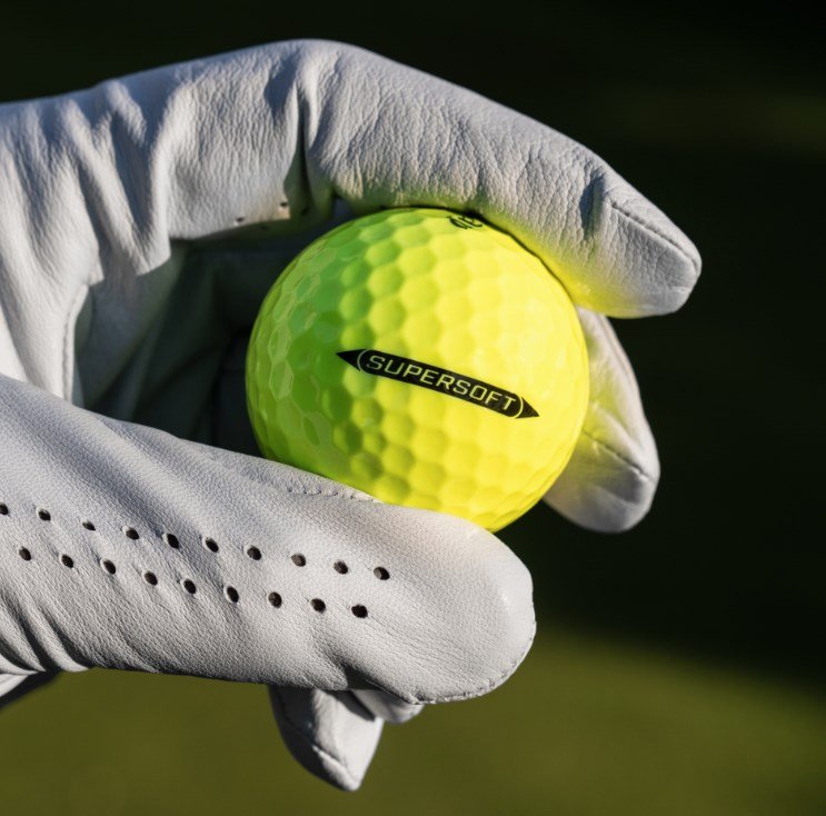 Callaway Supersoft golfballen (12 ballen), geel
