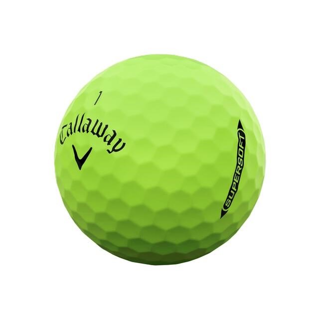 Callaway Supersoft Matte golfballen, groen