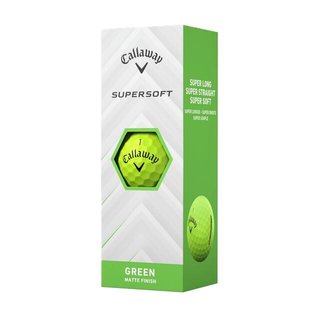 Callaway Supersoft Matte golfballen, groen