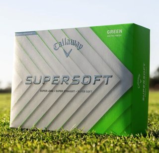Callaway Supersoft Matte golfballen, groen