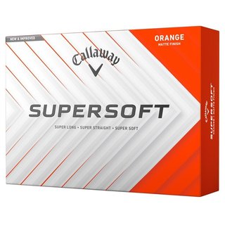 Callaway Supersoft Matte golfballen, oranje