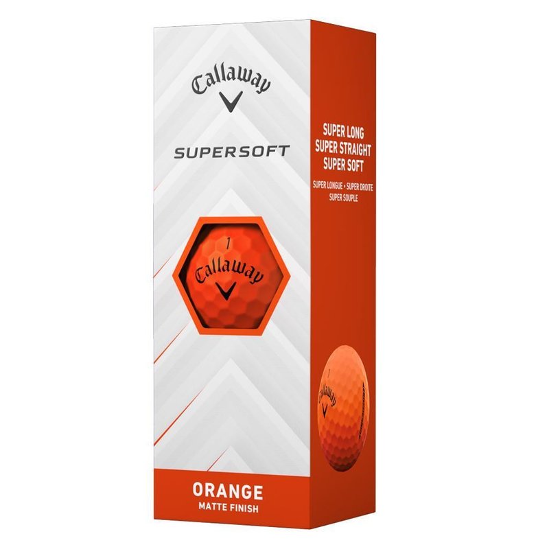 Callaway Supersoft Matte golfballen, oranje