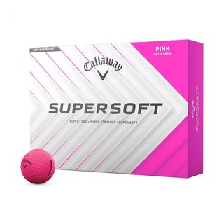 Callaway Supersoft Matte golfballen, roze