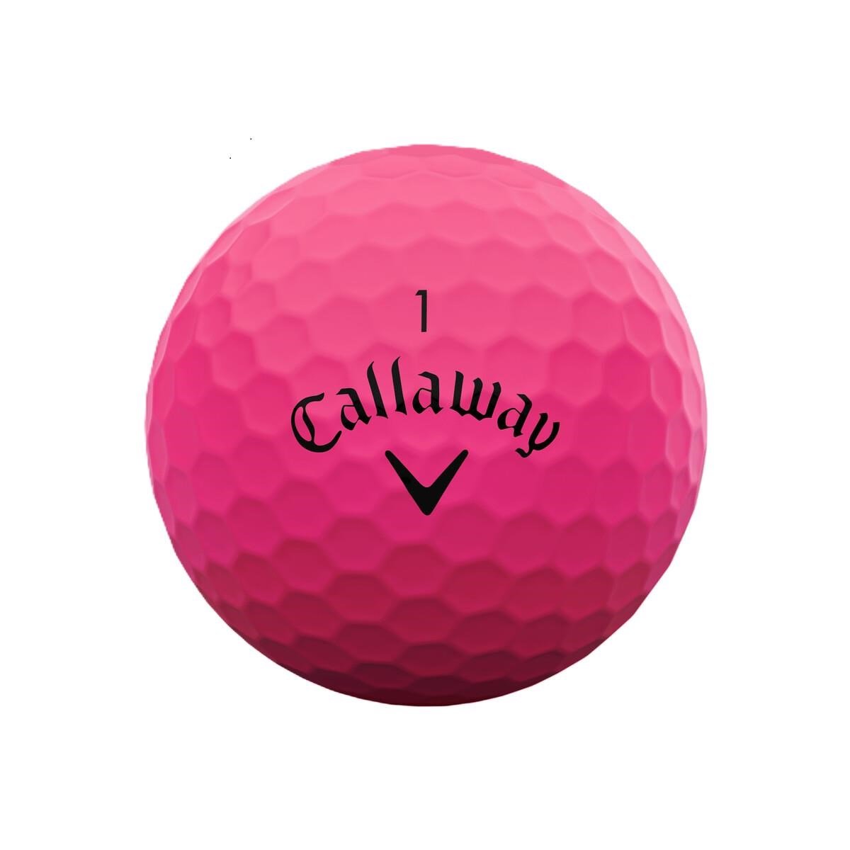 Callaway Supersoft Matte golfballen, roze