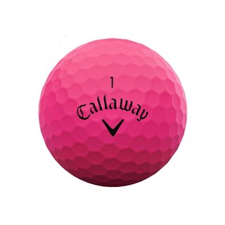 Callaway Supersoft Matte golfballen, roze