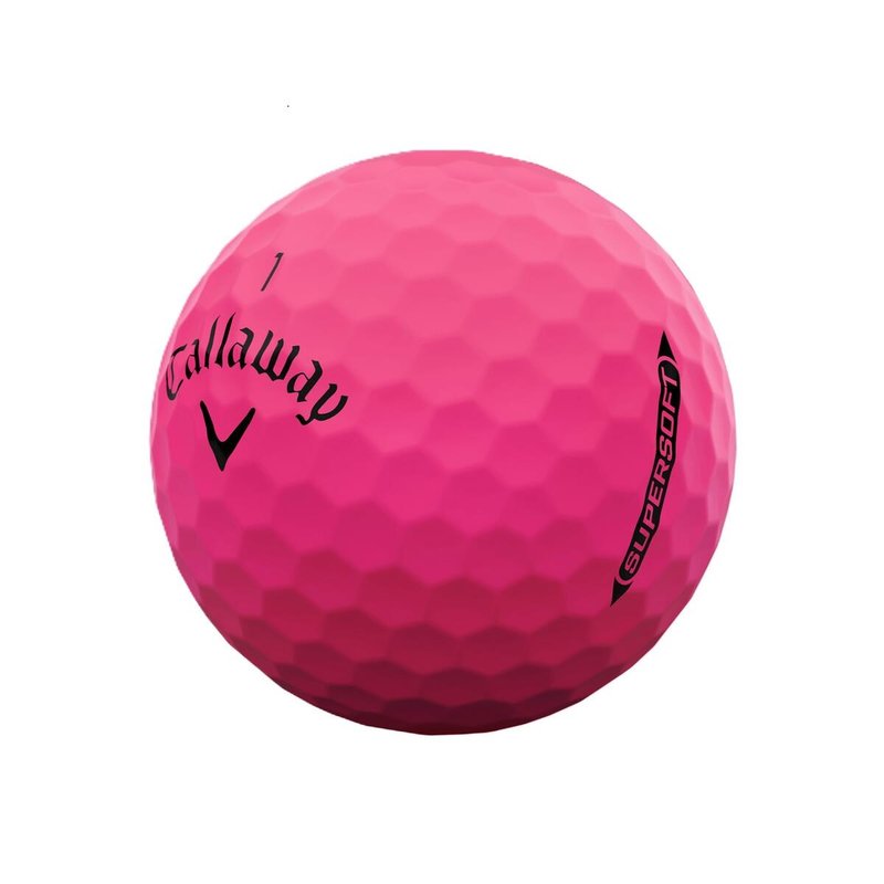 Callaway Supersoft Matte golfballen, roze