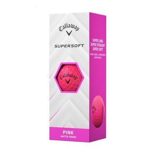 Callaway Supersoft Matte golfballen, roze