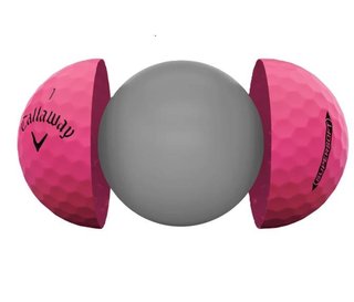Callaway Supersoft Matte golfballen, roze