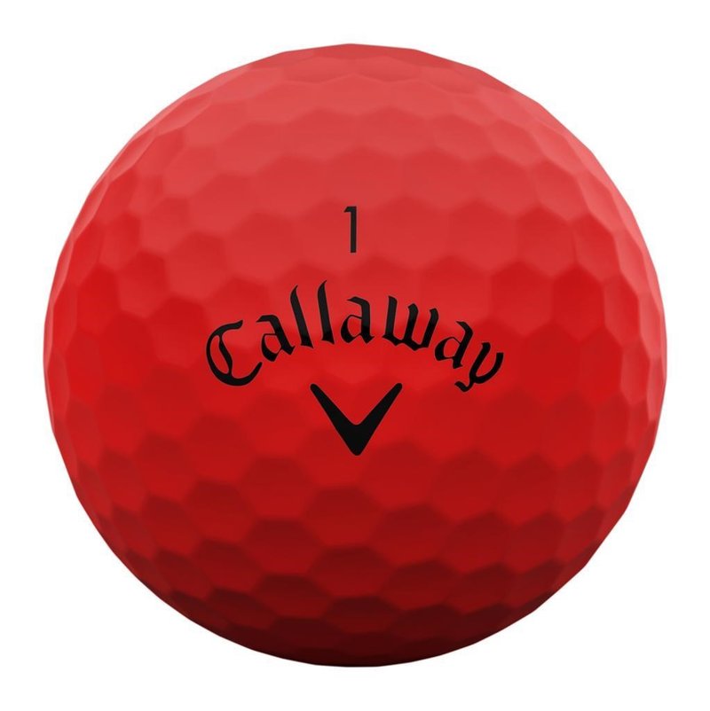 Callaway Supersoft Matte golfballen, rood
