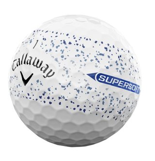 Callaway Supersoft Splatter 360 Blue golfballen