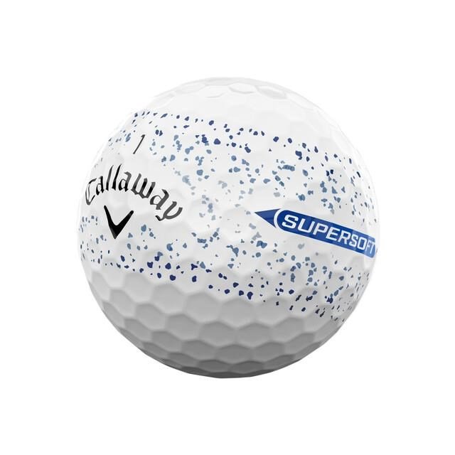 Callaway Supersoft Splatter 360 Blue golfballen