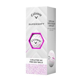 Callaway Supersoft Splatter 360 Pink golfballen