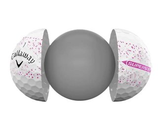 Callaway Supersoft Splatter 360 Pink golfballen