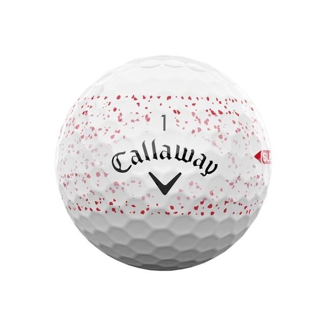 Callaway Supersoft Splatter 360 Red golfballen