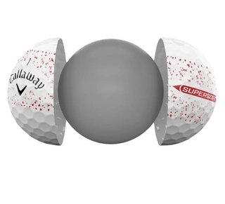 Callaway Supersoft Splatter 360 Red golfballen