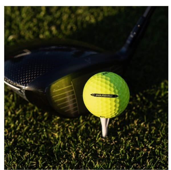 Callaway Warbird Distance+ golfballen, geel