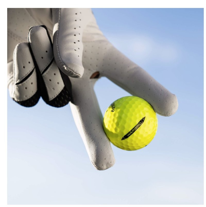 Callaway Warbird Distance+ golfballen, geel