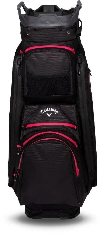 Callaway ORG 14 HD cart bag, zwart/houtskool/roze