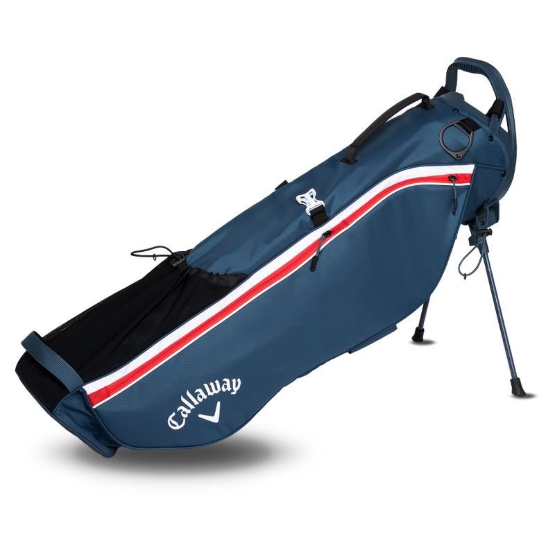 Callaway Carry+ stand bag, navy/white/red